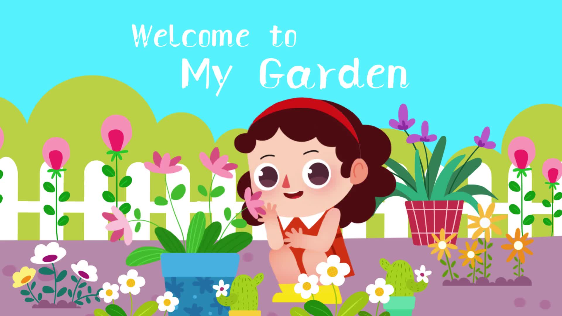 英文绘本《welcome to my garden》欢迎来我的花园做客哔哩哔哩bilibili