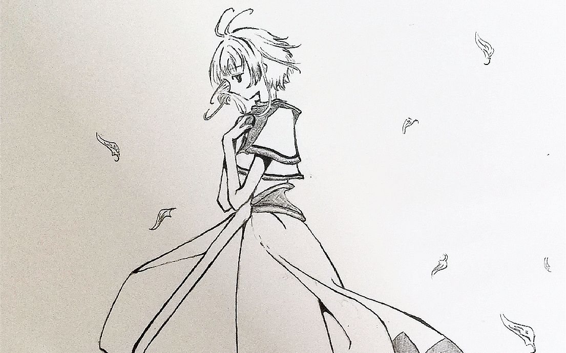 翼年代记小樱临摹