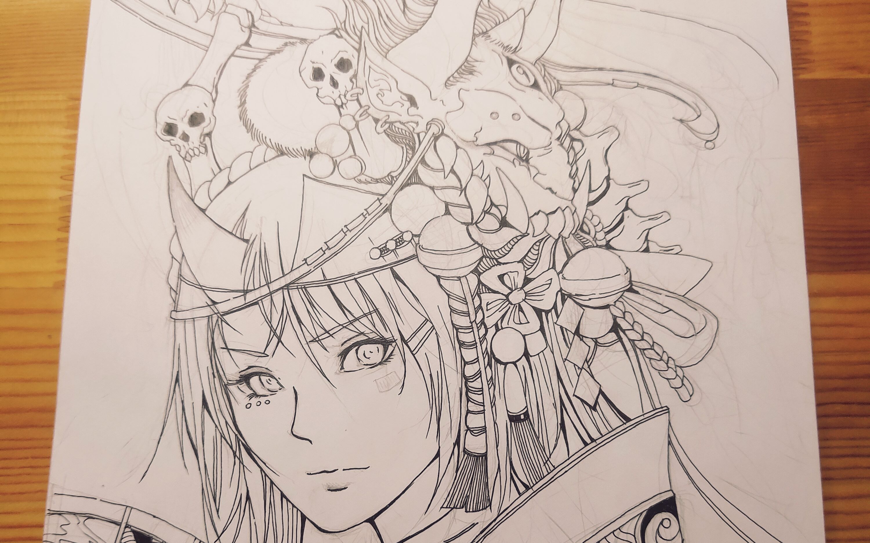 【drink】星熊-戌鬼(线稿)