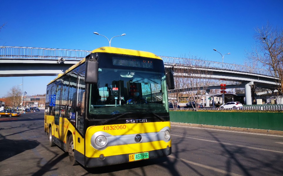 [石景山便民专线] [六米小黄萌] pov-008 北京公交专11路全程前方展望