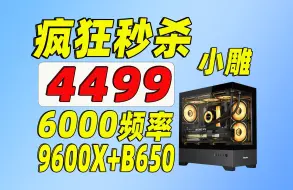 Download Video: 4499，9600X+B650M小雕，雷克沙32G内存，疯狂秒杀！