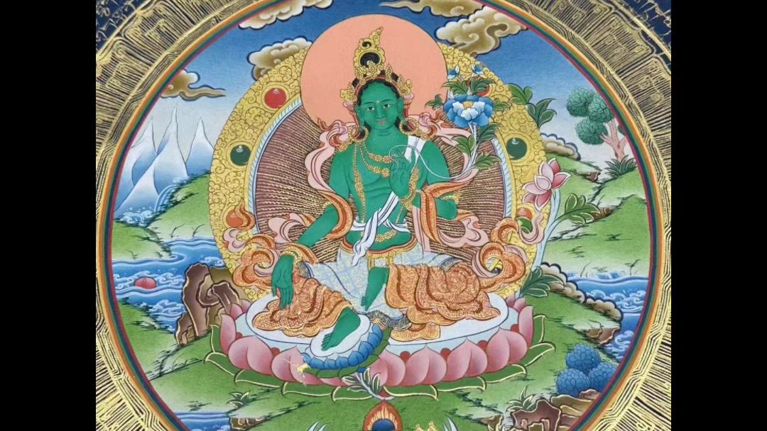 绿度母坛城
