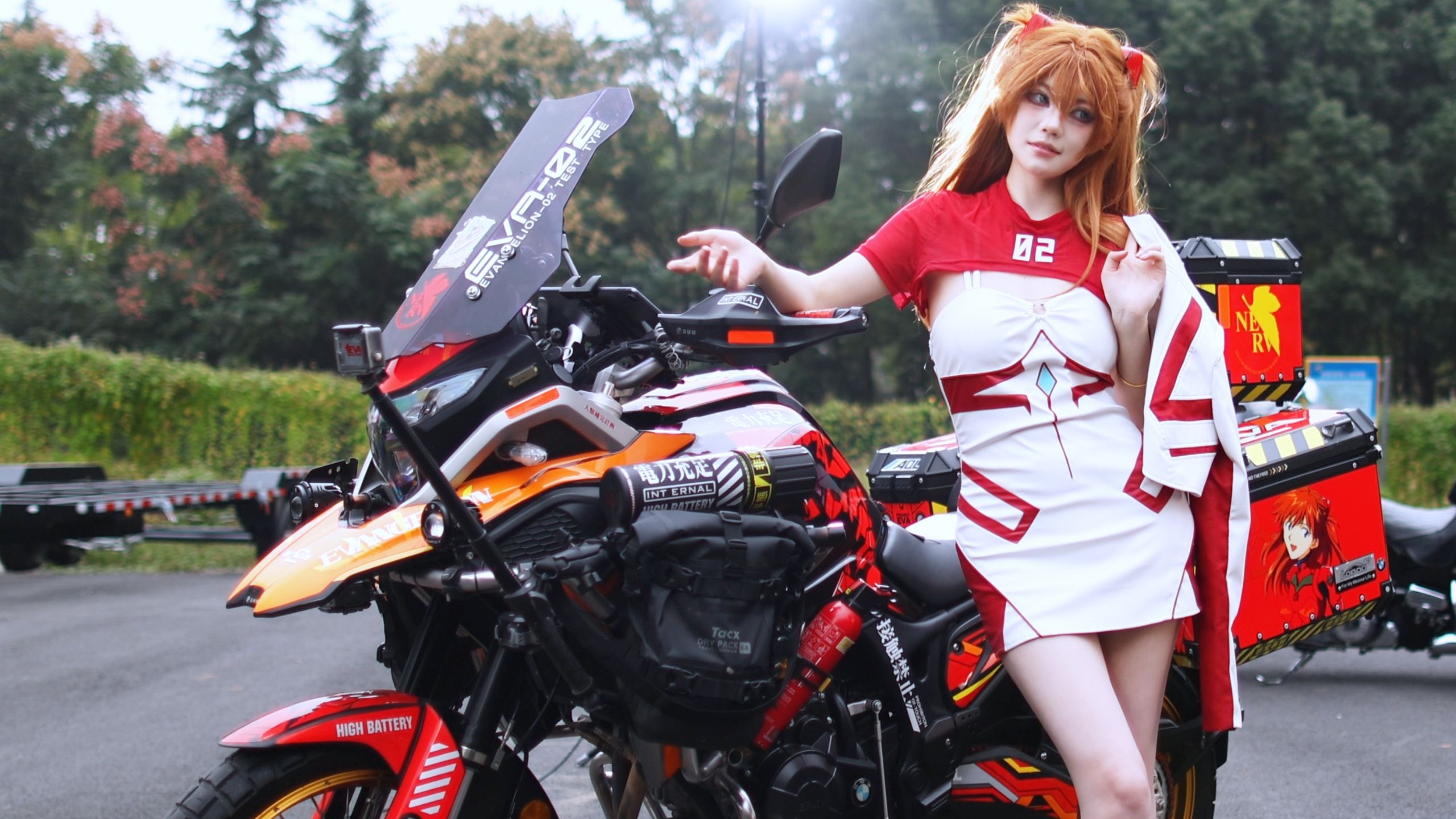 痛车 丁丁乐骑&腿毛动漫社团建活动 10月12日 #cosplay