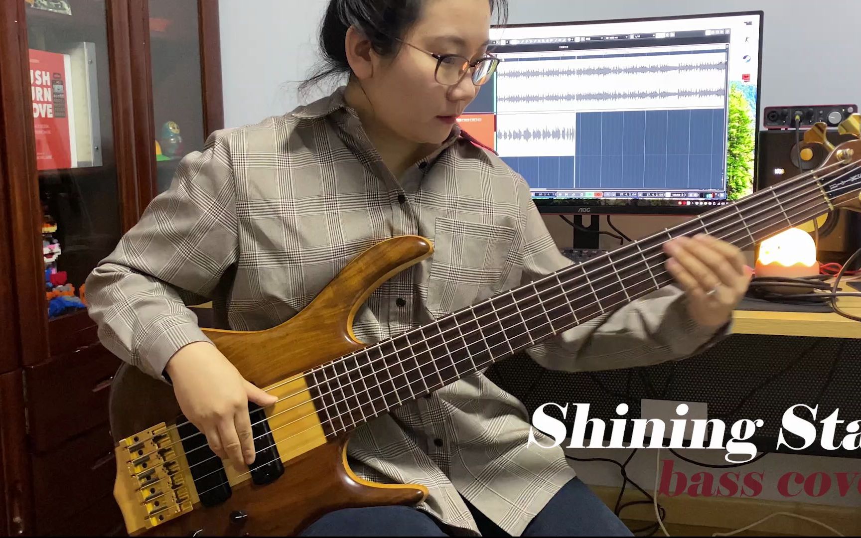 [图]shining star bass cover！天儿好！歌也好！earth wind &fire