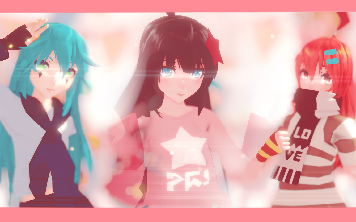 凹凸mmdcommunication凯莉安莉洁艾比模型测试