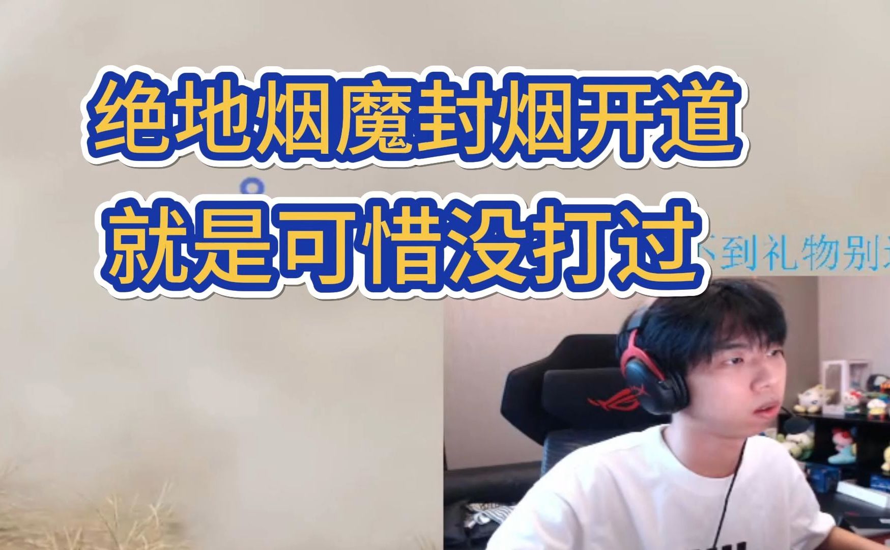 绝地烟魔,烟很全就是不知怎么没打过!PUBG第一视角