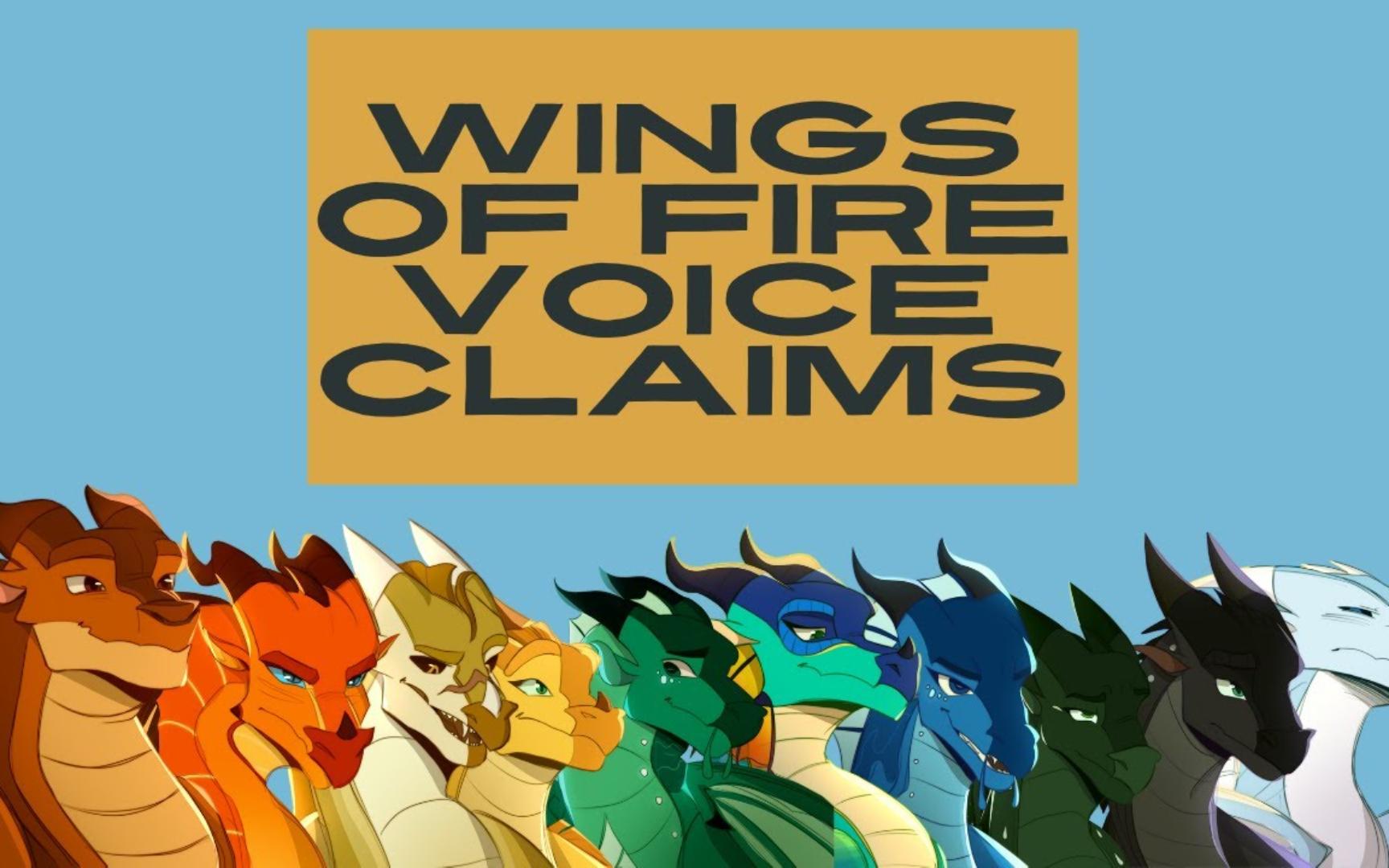 [图]【火翼飞龙】Wings of Fire Voice Claims