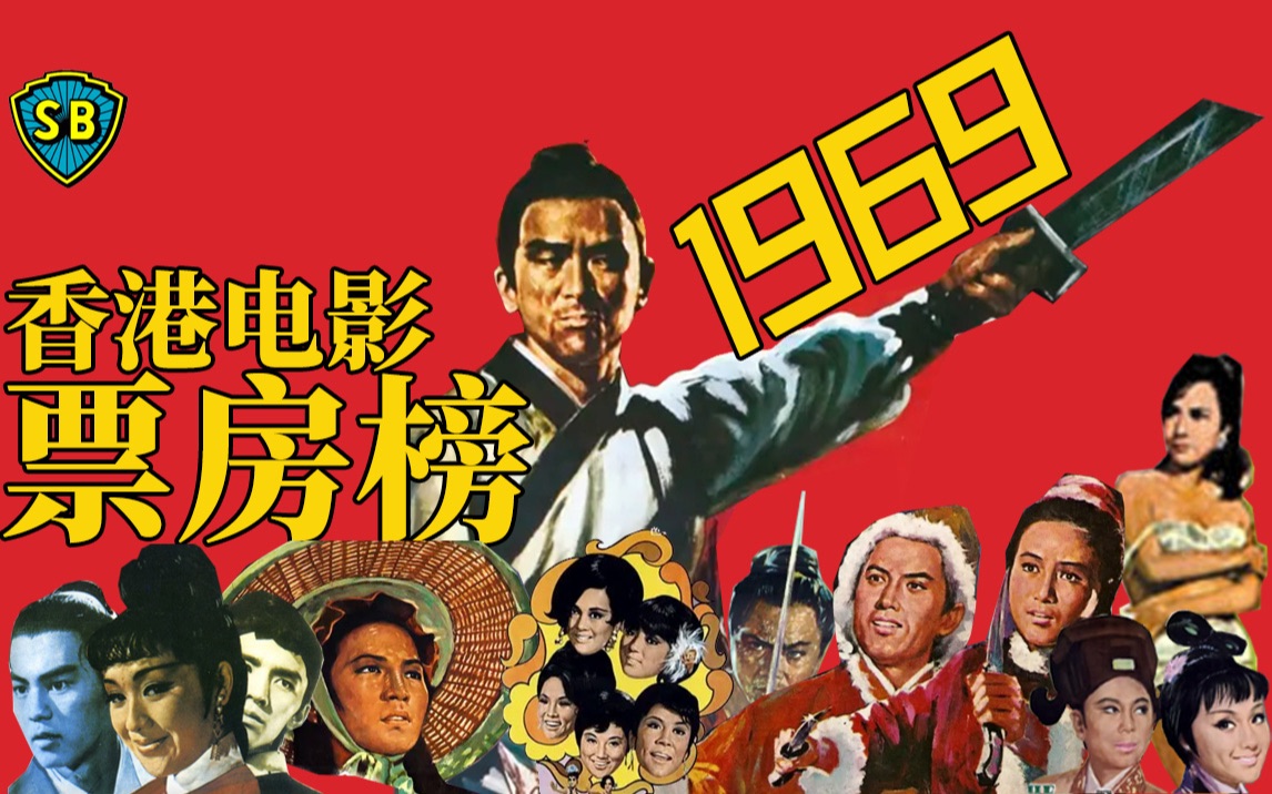 【香港电影票房榜01】1969年: 邵氏影业称霸,独臂刀王夺冠哔哩哔哩bilibili