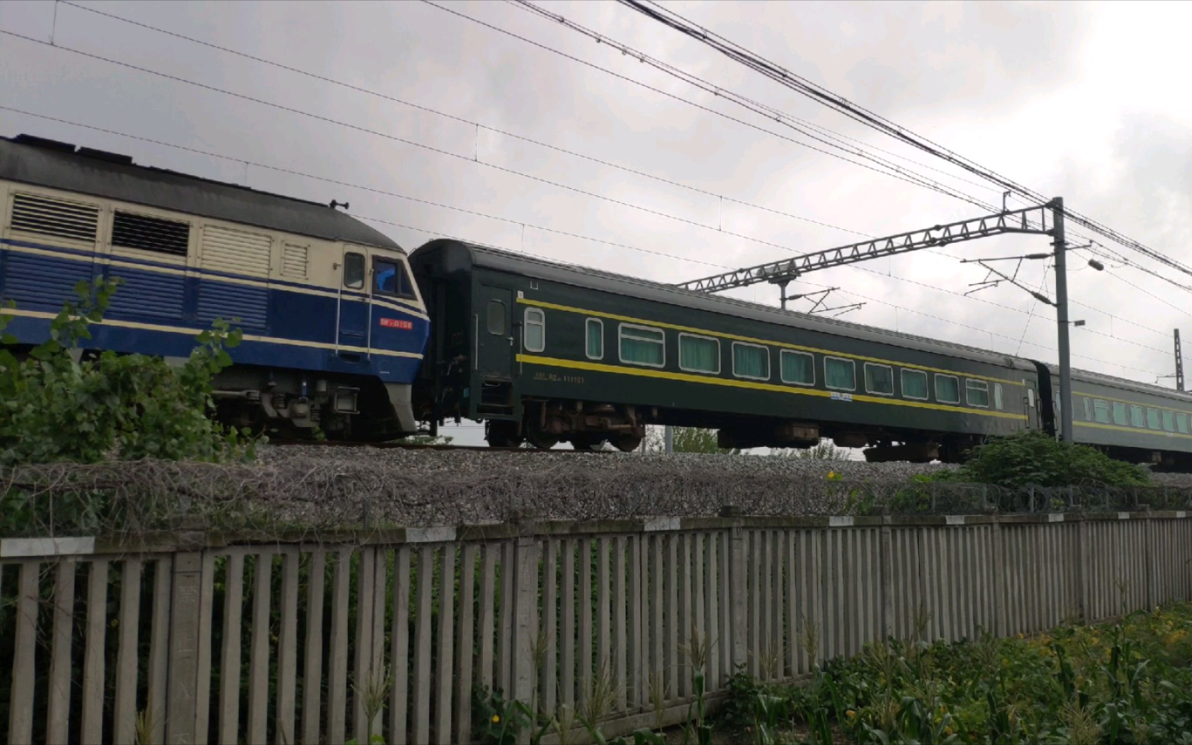 [宁启铁路]9月17日摄 t7778 盐城—南京 df11-0150 上局宁东段