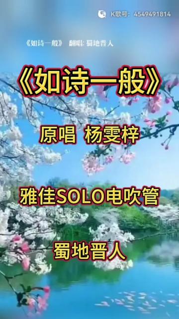 电吹管演奏《如诗一般》哔哩哔哩bilibili