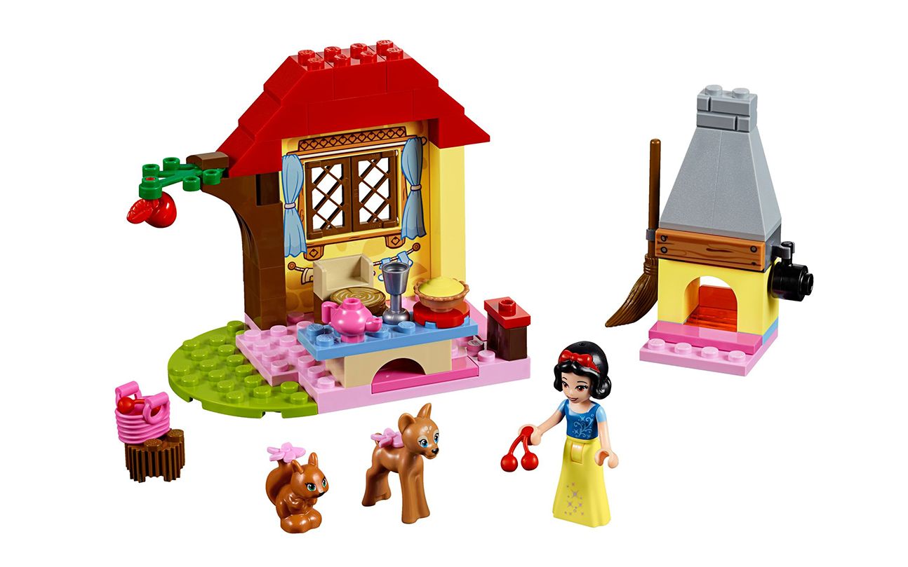 乐高 lego 10738 迪士尼公主 小拼砌师 白雪公主的森林小屋 速拼评测