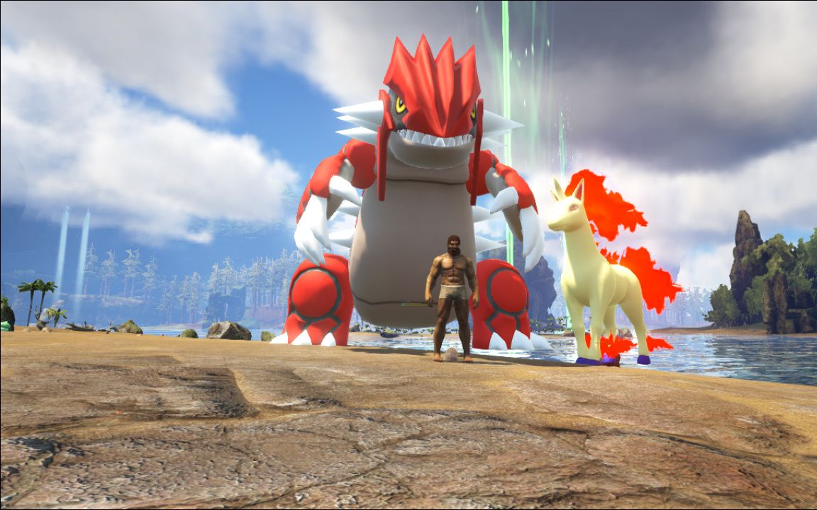 方舟生存进化神奇宝贝世界20用喷火龙打钱买神兽