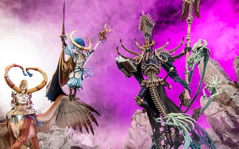 战锤西格玛时代对战视频:aos3.0 墓主 vs 光精