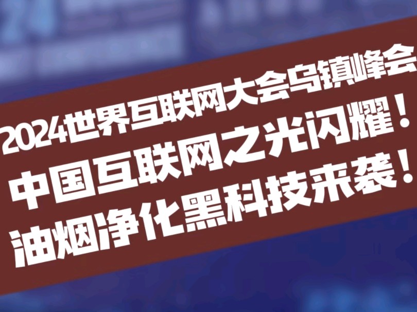 2024世界互联网大会乌镇峰会盛大举行中!哔哩哔哩bilibili