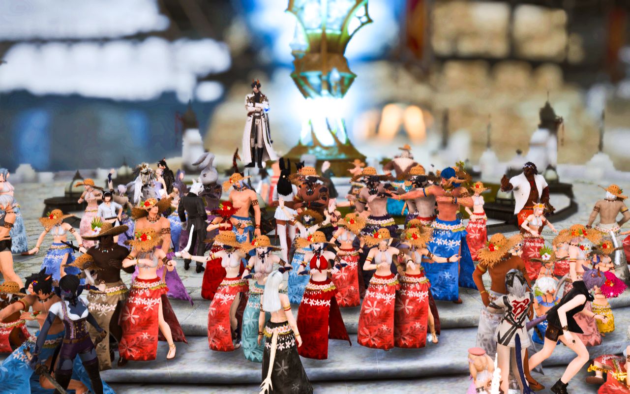 【ff14】红莲节的海都广场