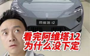 Descargar video: 阿维塔12看了，没定是这个原因。