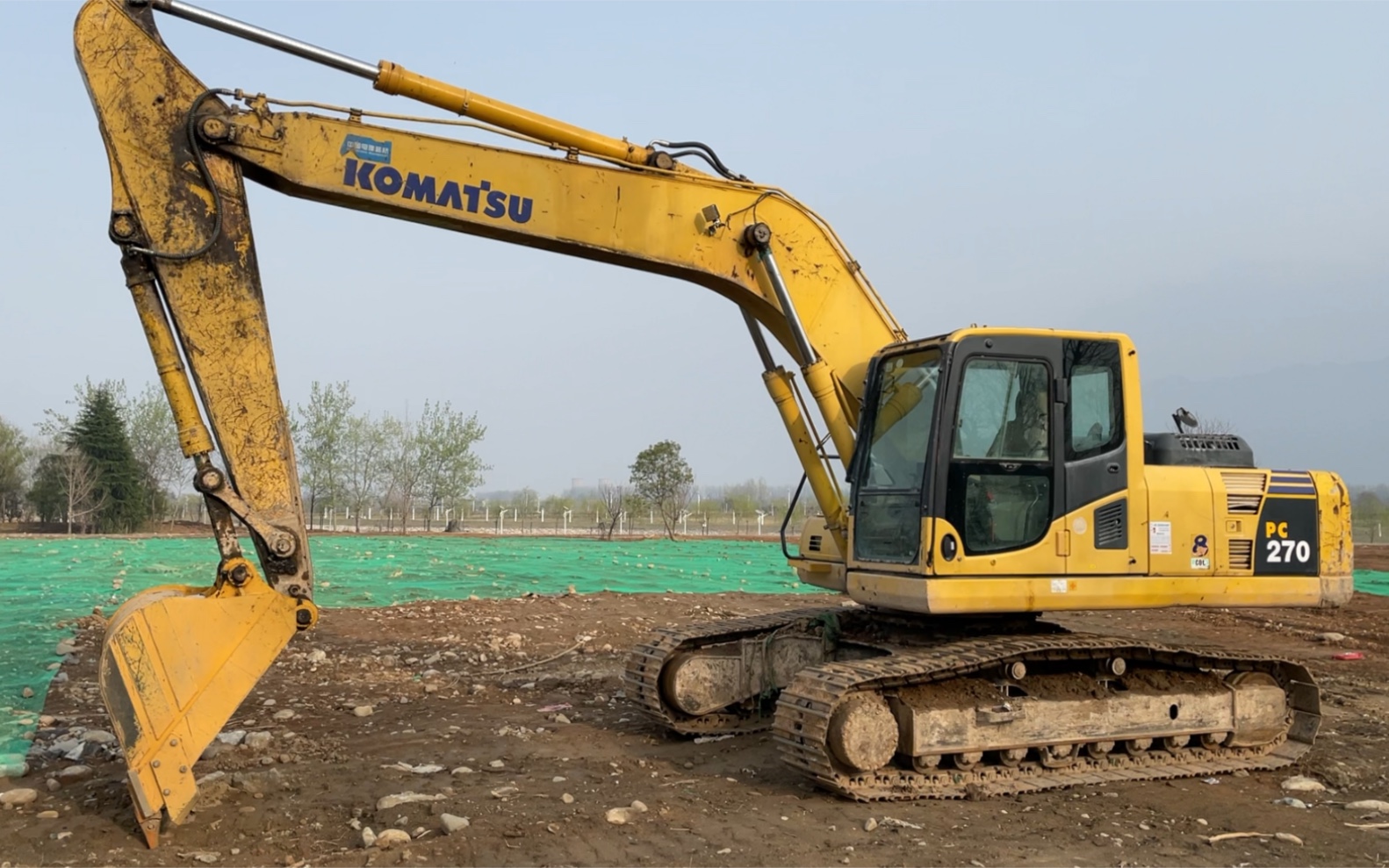 小松pc270挖掘机_哔哩哔哩_bilibili