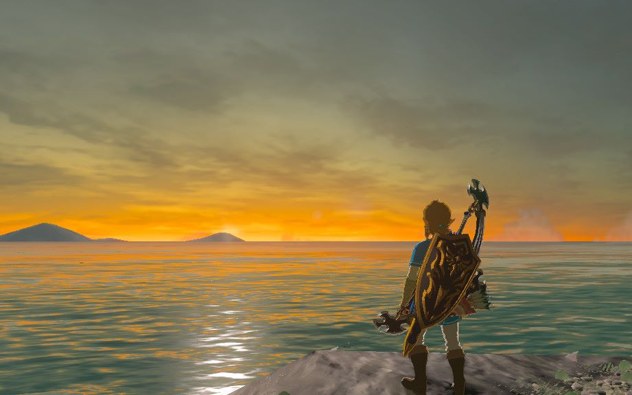 《塞尔达传说》超级好看的日出