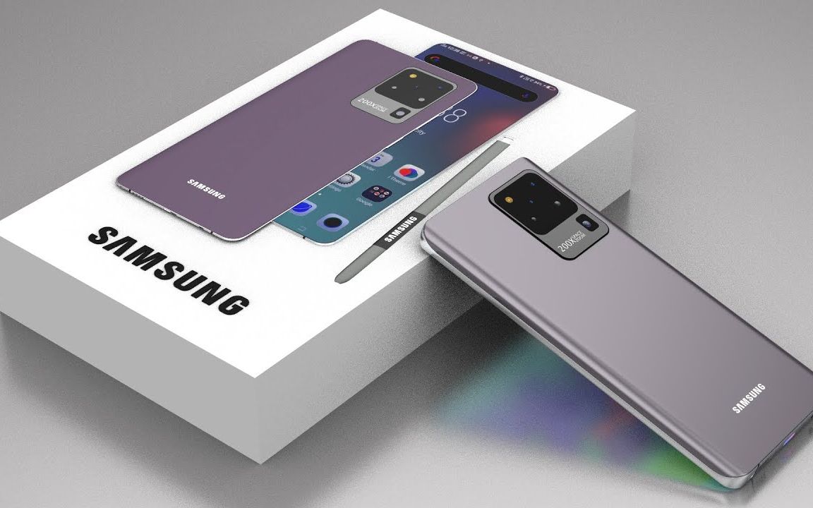 三星 galaxy s30 概念设计:骁龙 875 ,屏下相机,200 倍变焦五摄