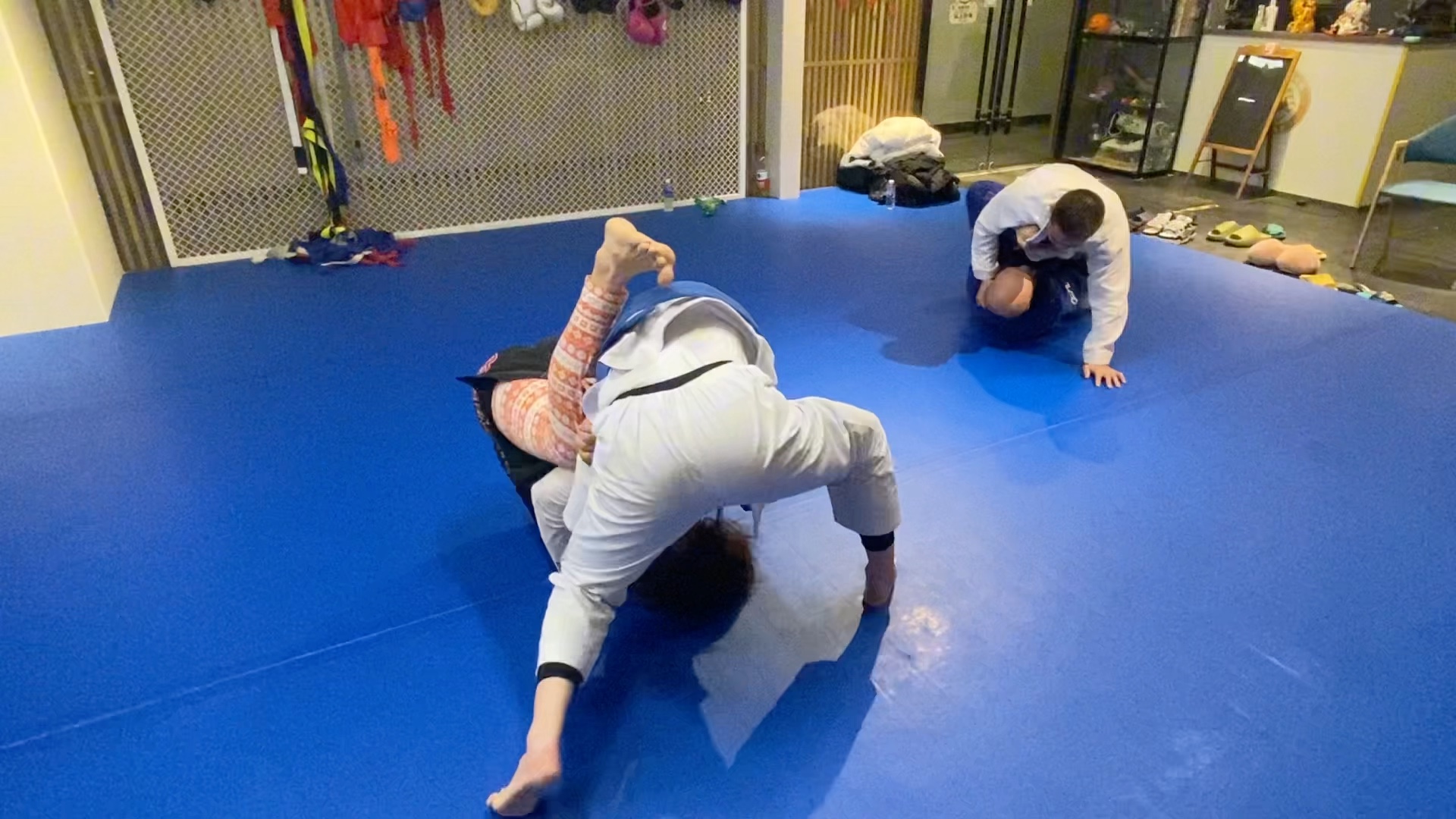 拳霸天下格斗俱乐部 这姑娘有点厉害91 #巴西柔术实战课