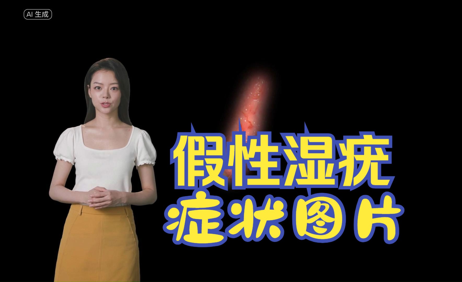 女性假性湿疣图片