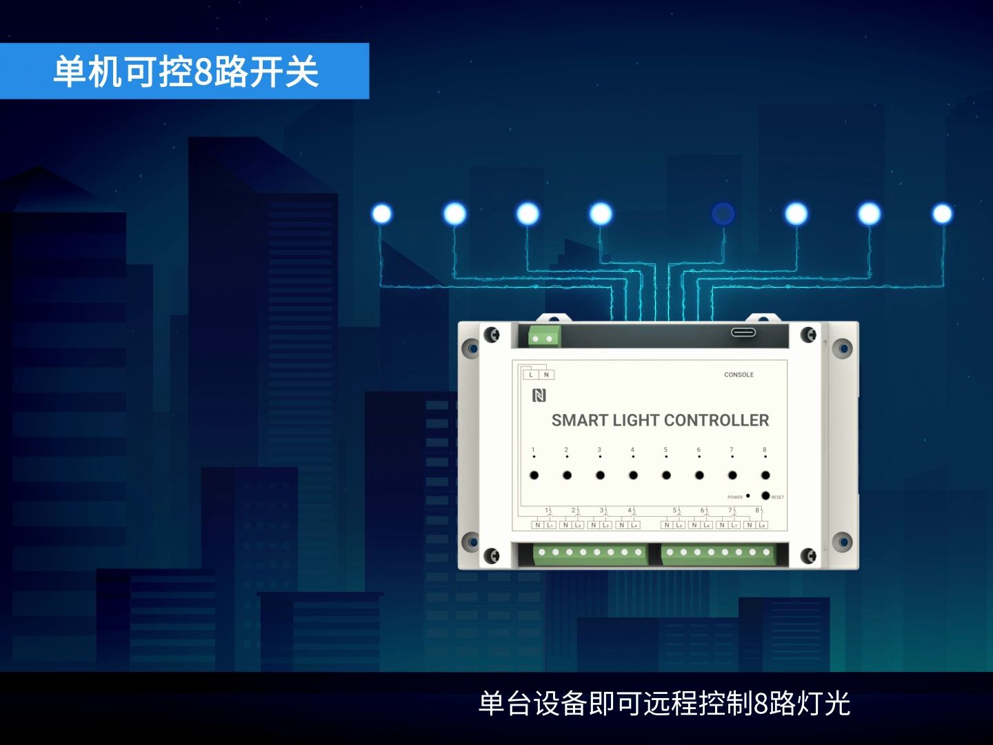 星纵物联产品# ws558智能灯光控制器