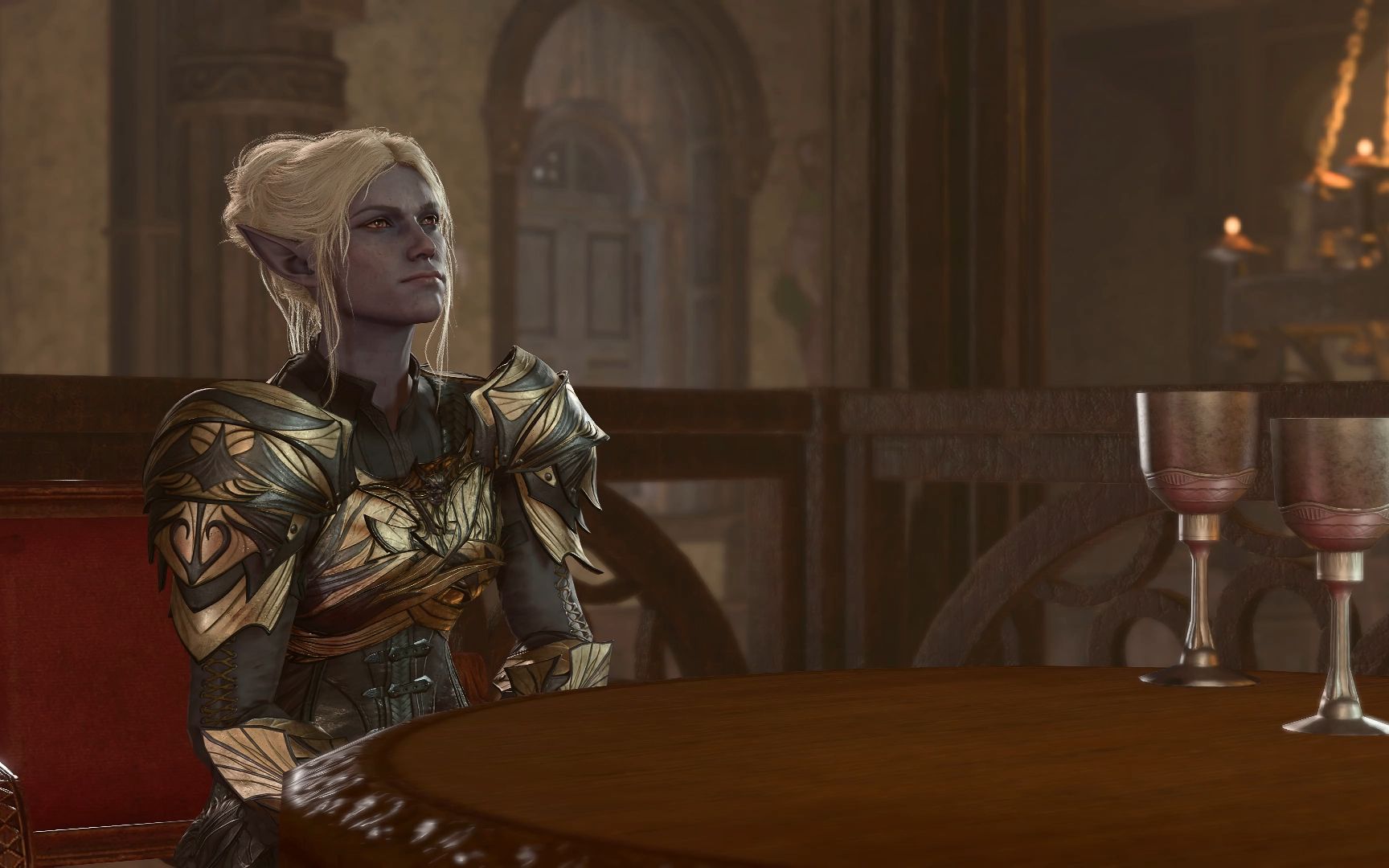 【博德之门3 - 4k动态壁纸分享】和明萨拉一起用餐