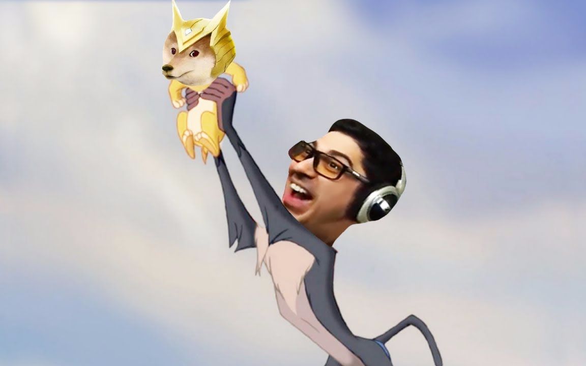 my doge to the moon @trick2g_哔哩哔哩 (゜-゜)つロ 干杯~-bilibili