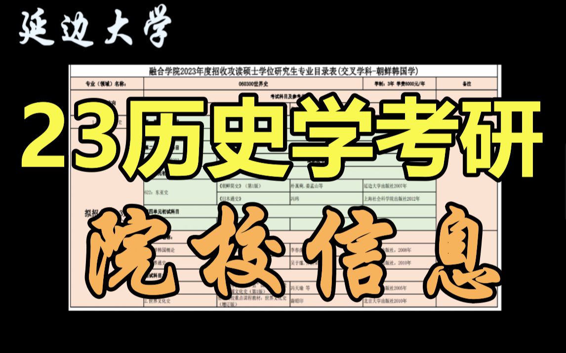 [图]23历史学考研院校信息（东三省篇）