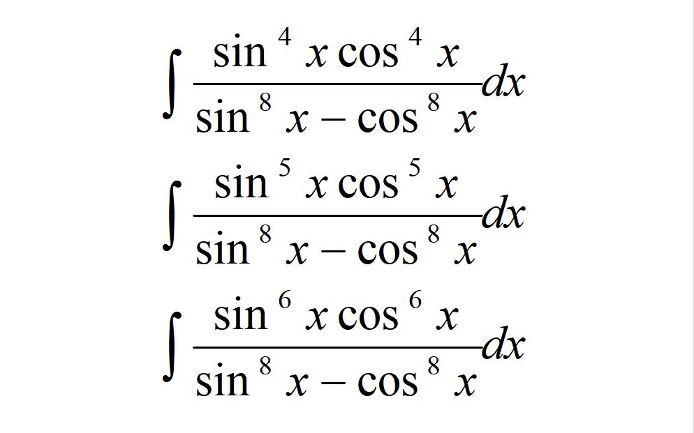 【化工教学】分母为8次三角函数,分子奇偶次幂综合的计算哔哩哔哩bilibili