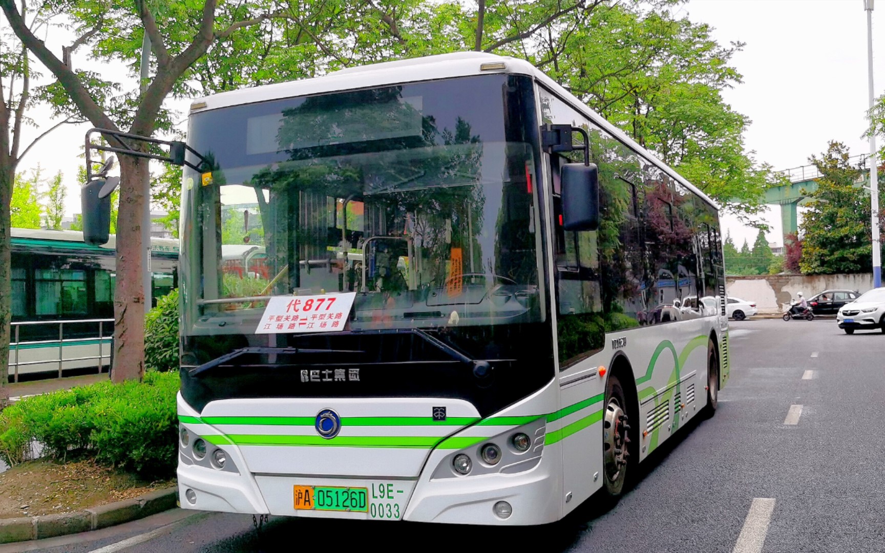 活动  [pov362]上海巴士五公司 877路 平型关路江场路→平型关路江场