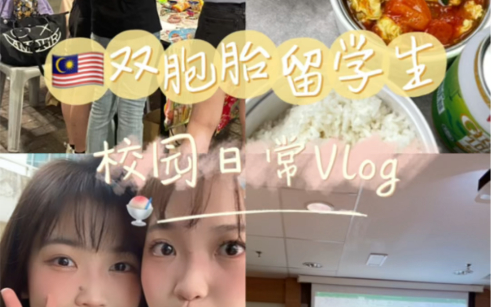 马来西亚留学|双胞胎留学博主的校园日常vlog哔哩哔哩bilibili