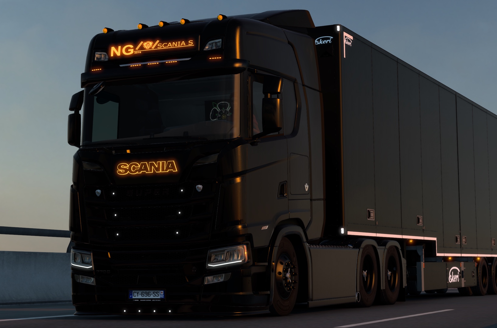 【欧卡2】驾驶黑武士斯堪尼亚从因斯布鲁克到贝尔格莱德