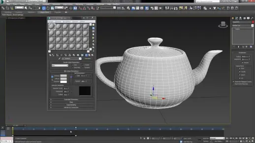 3DMax材质变换动画