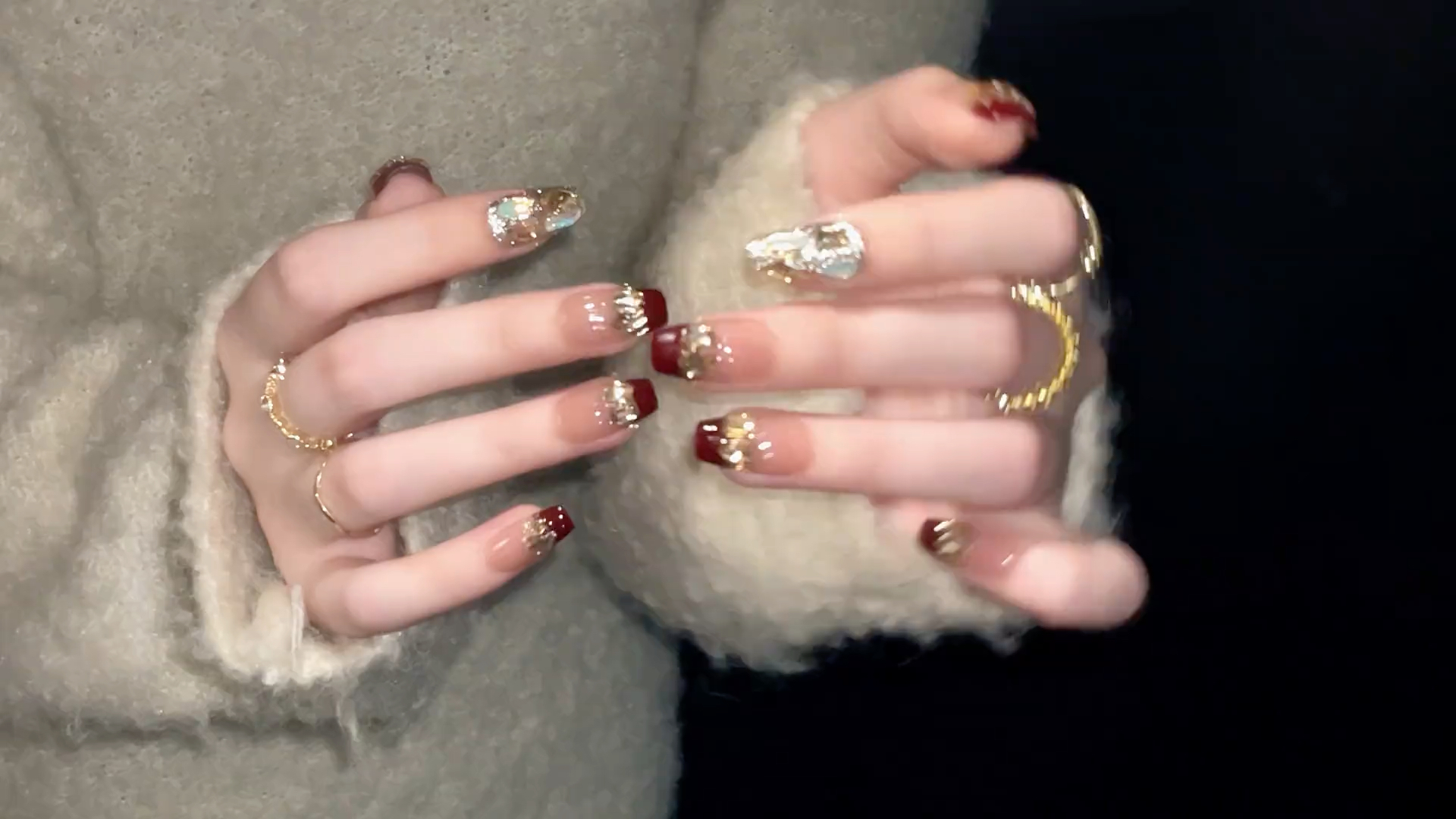 巨温柔~#超好看的美甲#仙女必备#美甲款式推荐#高级感美甲#秋季新款