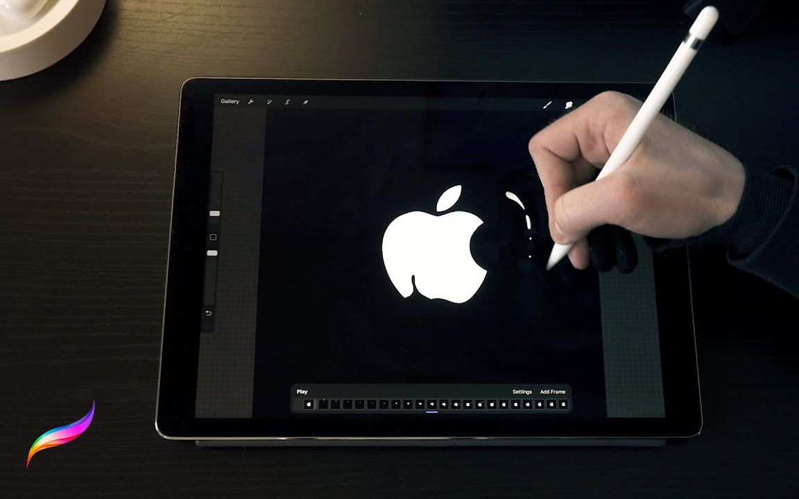 液体applelogo动画procreate教程