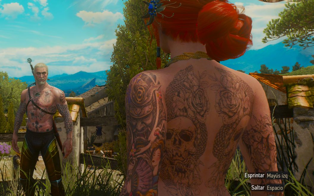 巫师3新性感纹身mod实装花里胡哨这mod在nexus上2020年3月则更新的