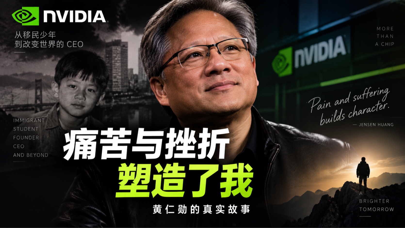 黄仁勋：为什么想成功的人，必须经历痛苦？