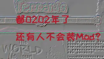 泰拉瑞亚 常用辅助mod使用说明 哔哩哔哩 つロ干杯 Bilibili