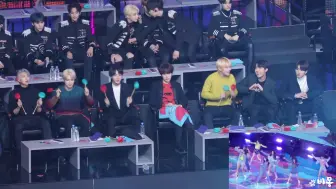 Descargar video: 190106 BTS&Seventeen Reaction to IZONE <幸福>特别舞台