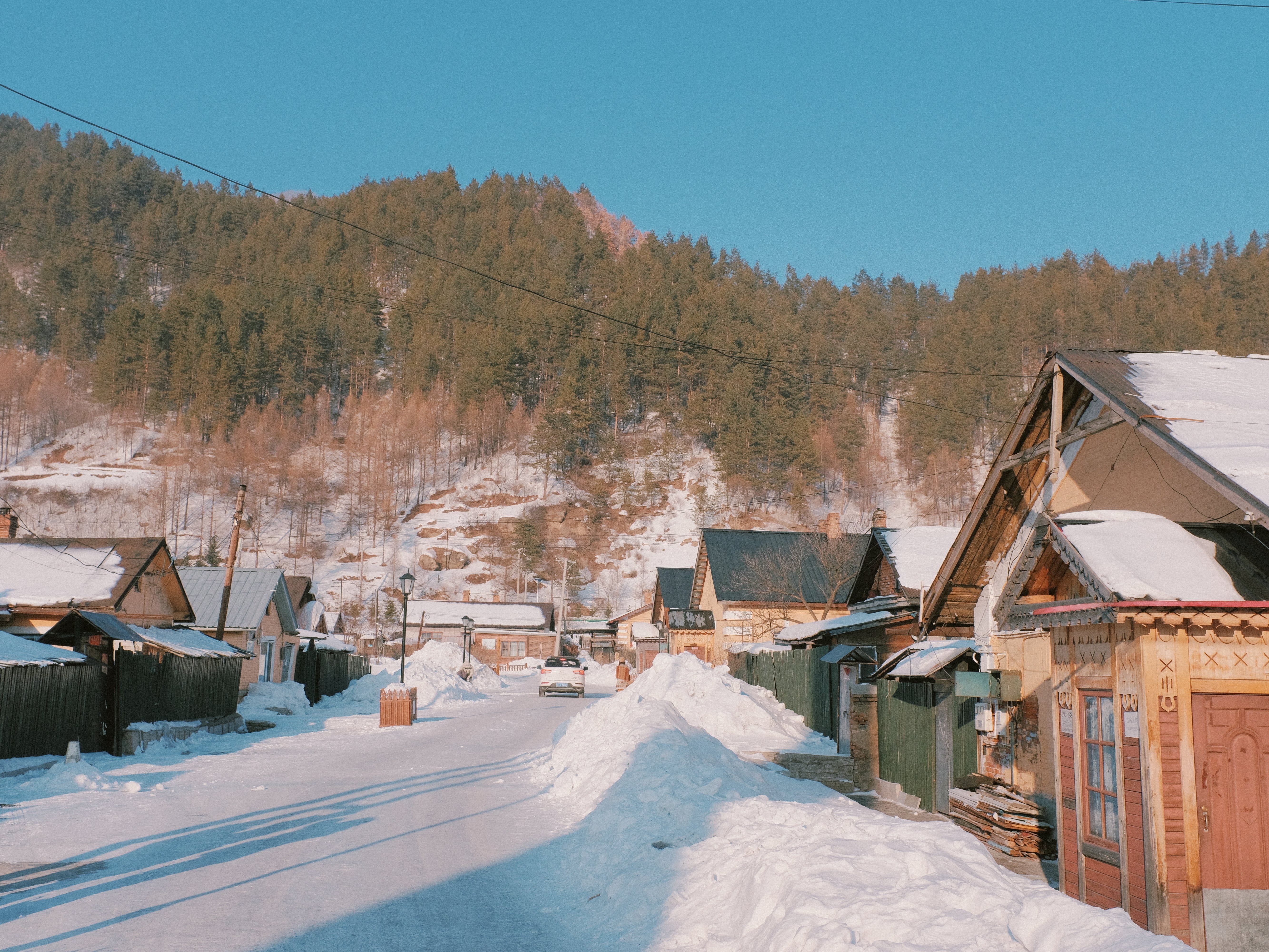冬天的横道河子好浪漫啊