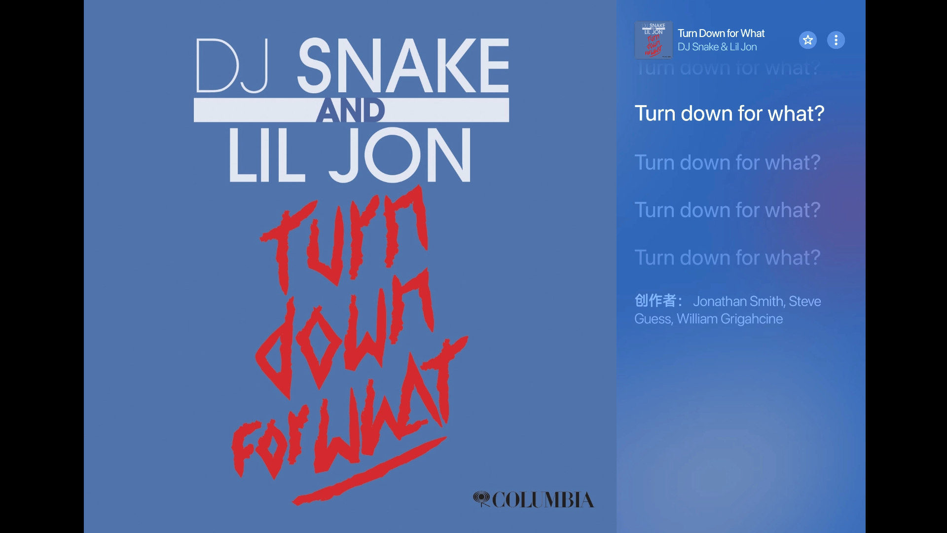 【apple music 4k】turn down for what - dj snake & lil jon vol.