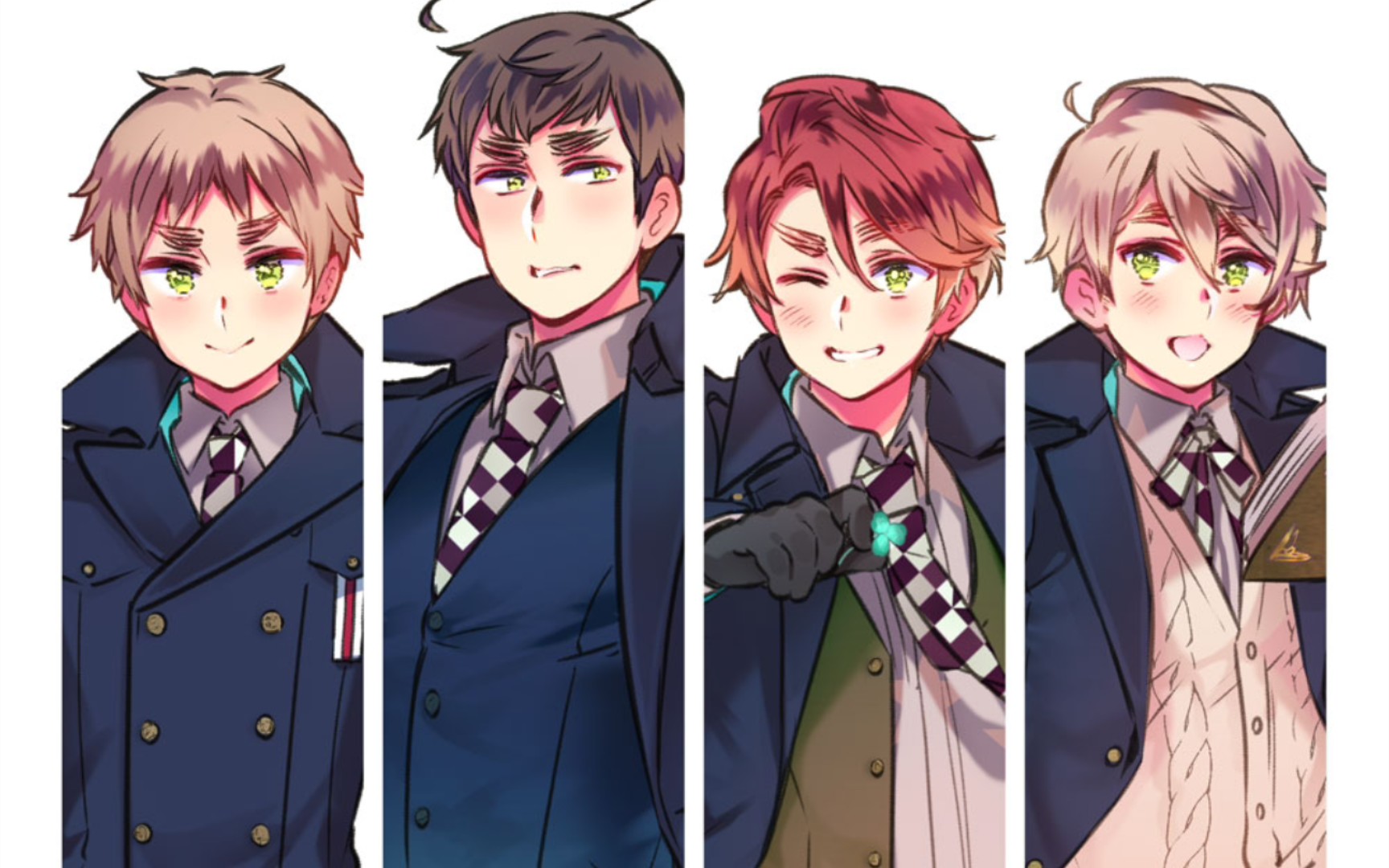 眉毛兄弟们,集齐啦【英伦家族/hws】