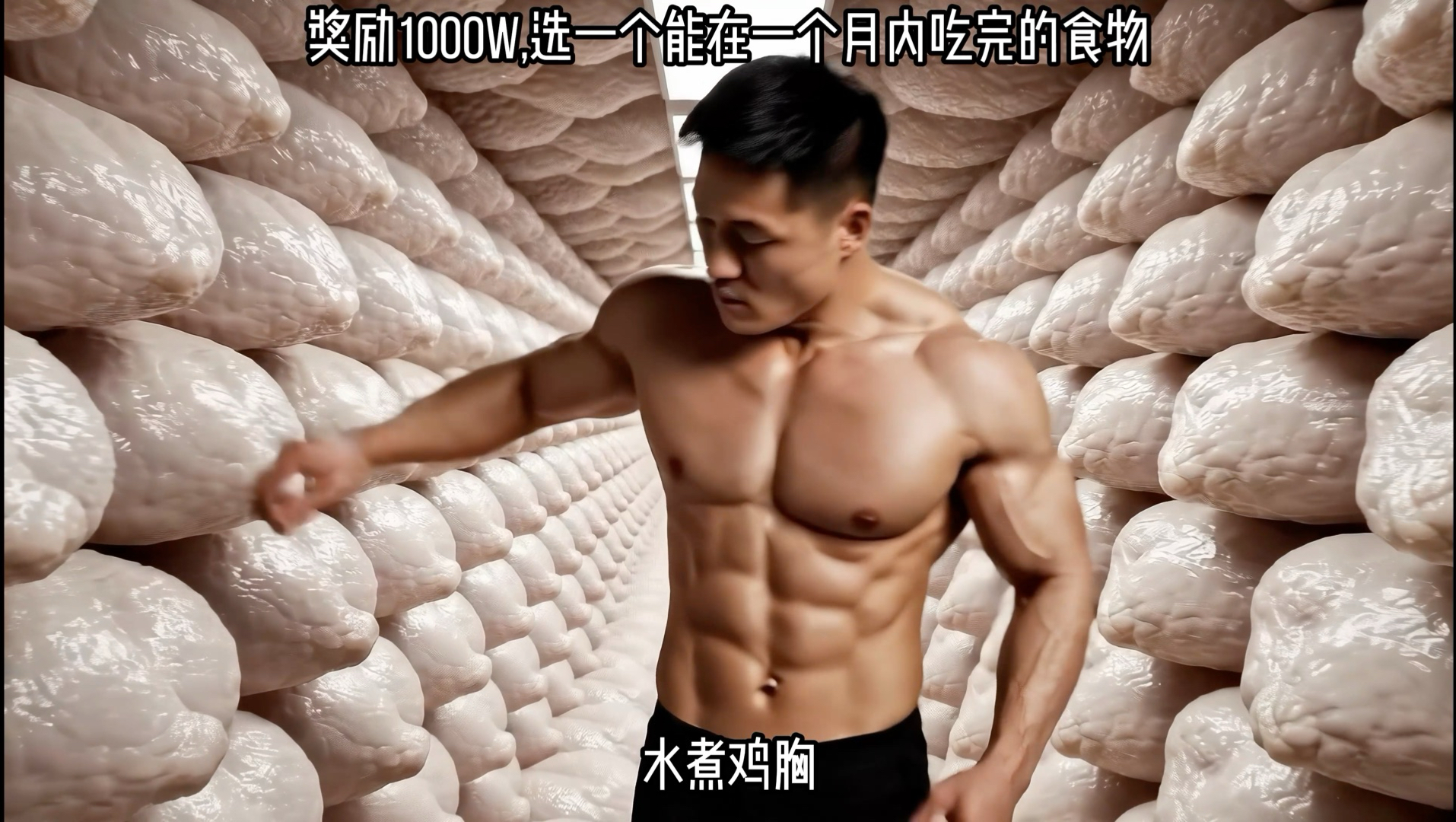 奖励1000w，选择一个你能在一个月内吃完的食物