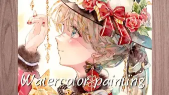 天使の羽休み イラストメイキング 透明水彩 水彩画メイキング 女の子 ファンタジー Potato 哔哩哔哩 Bilibili