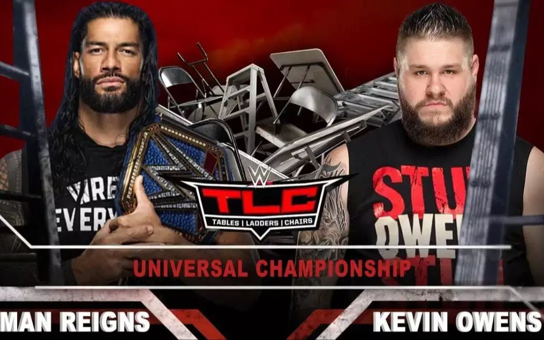 [图]TLC 2020 Kevin Owens vs. Roman Reigns