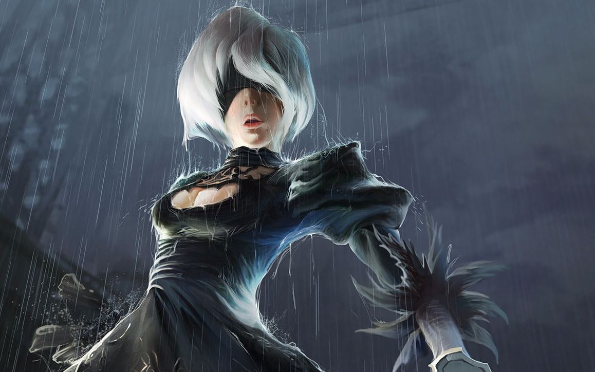 【绘画过程】尼尔机械纪元-2b小姐姐(其一)