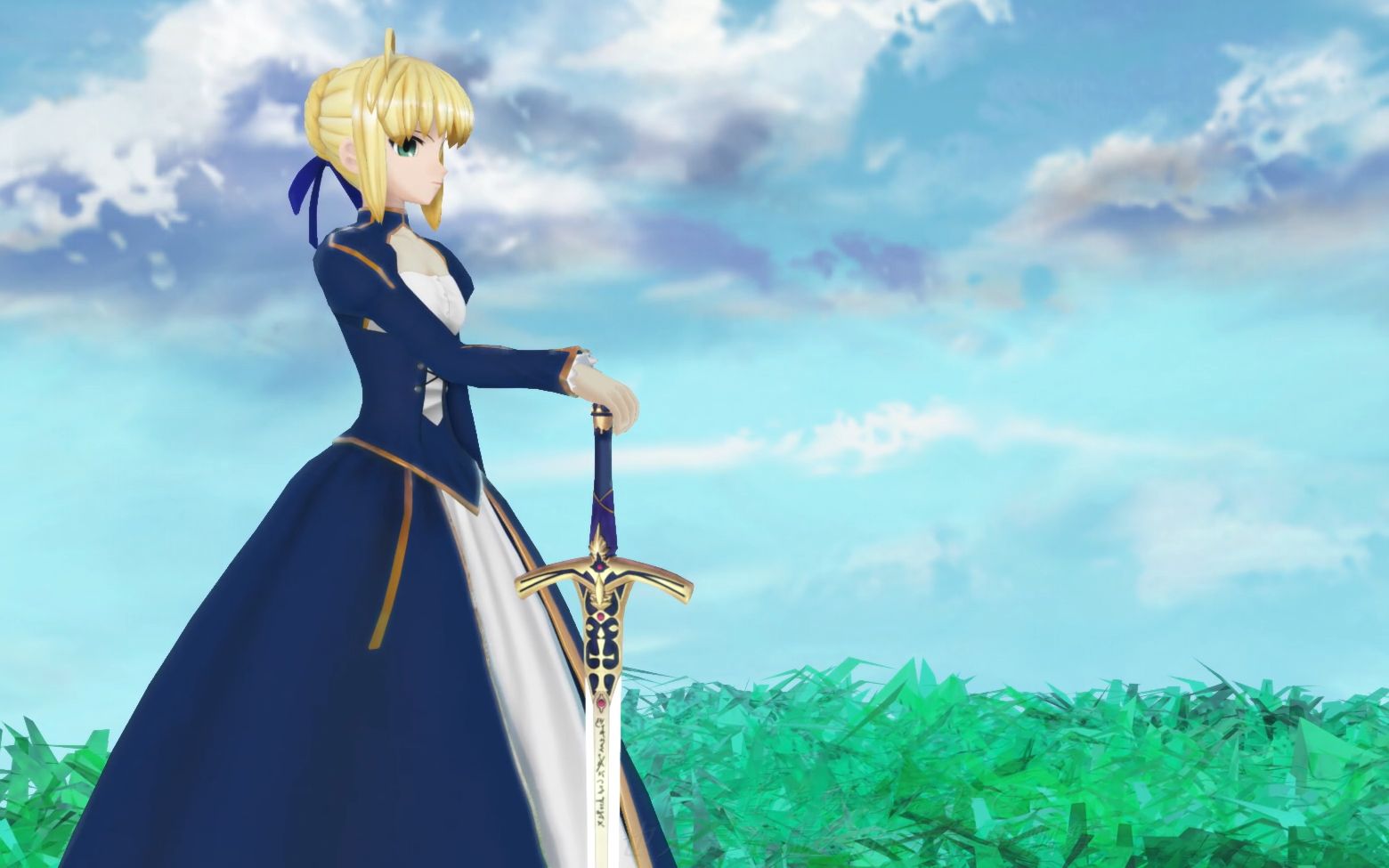 【fatemmd】saber还原向——曾有你的森林(06版fate片尾曲)_哔哩哔哩 