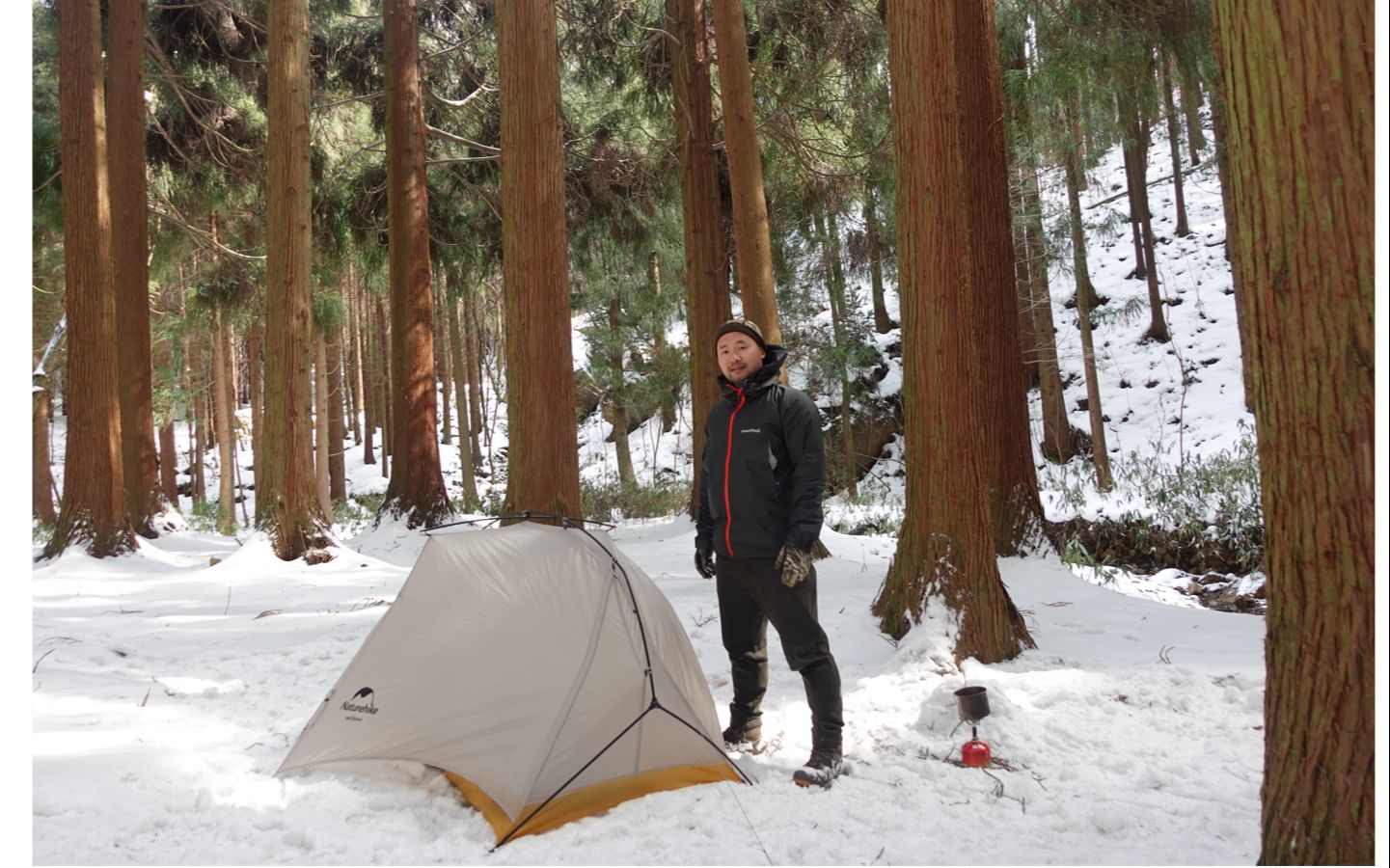 [图]挪客云迹轻量帐篷 沉浸式雪地搭建