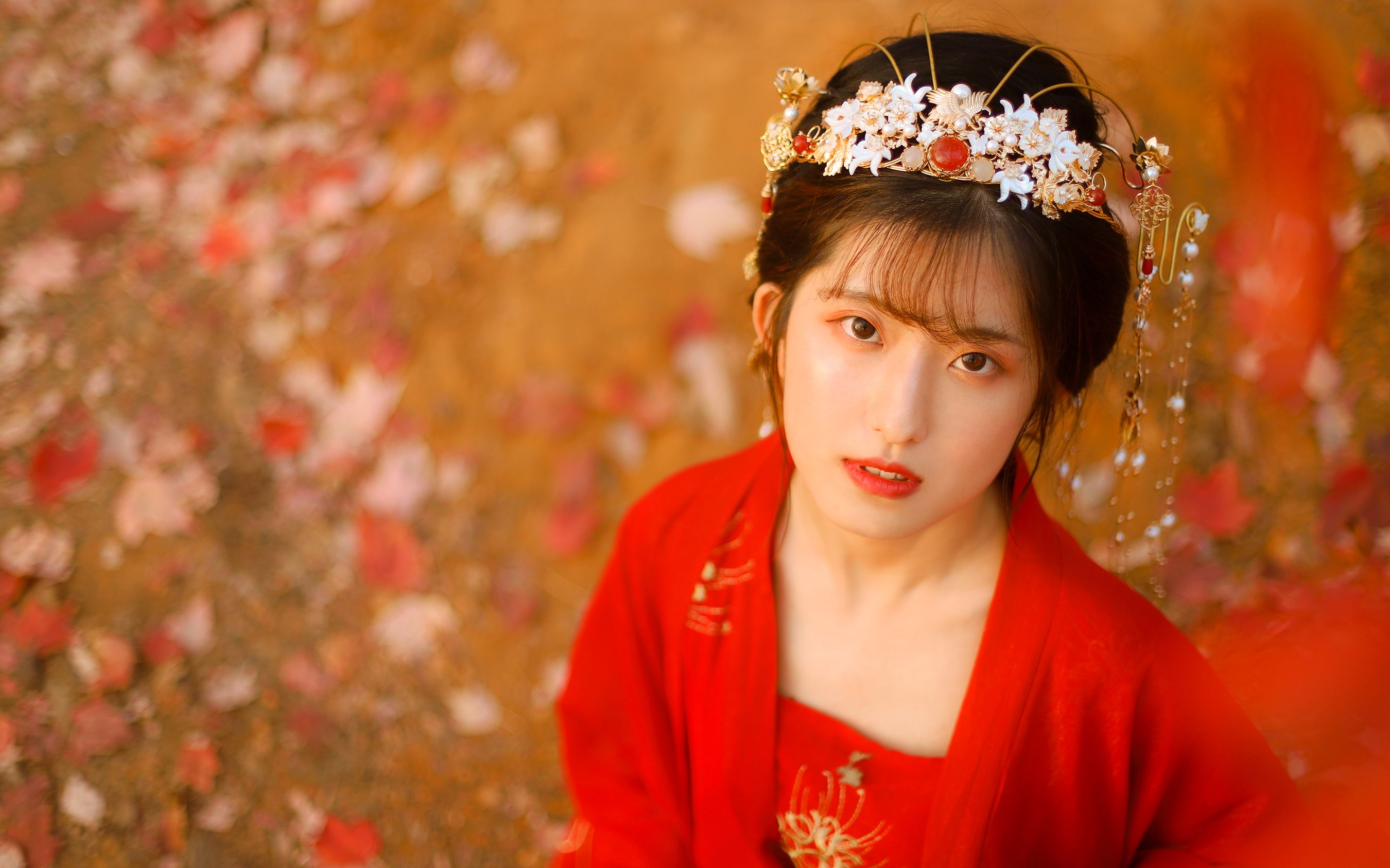 【古风|汉服】人生再无初见时,枫叶漫山红心间.